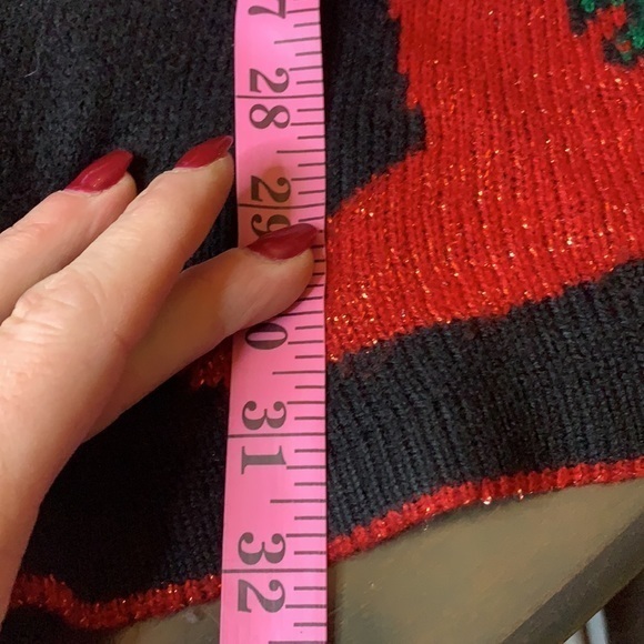 Style Studio Vintage Christmas Sweater Oversized Cardigan Size Medium - Picture 10 of 12